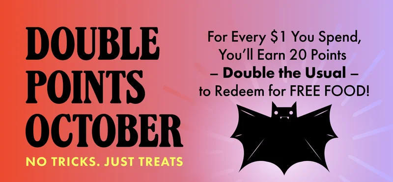 Double Points October Double Points October
