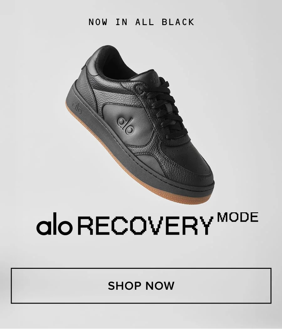 NOW ALL IN BLACK ALO RECOVERY MODE SHOP NOW