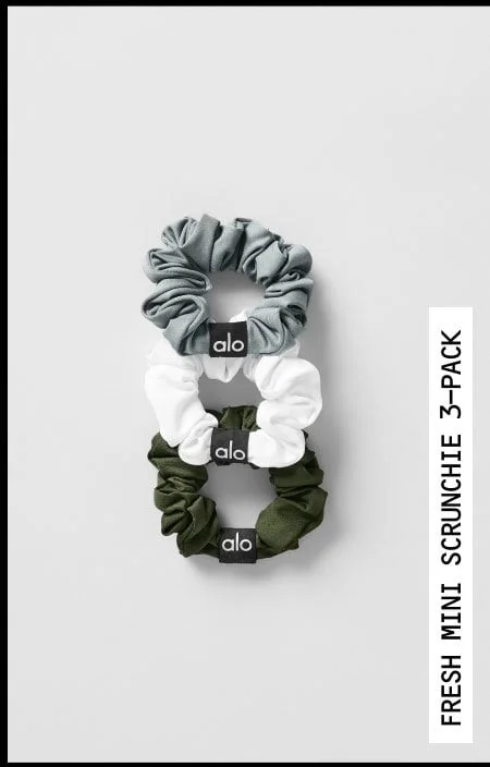 FRESH MINI SCRUNCHIE 3-PACK