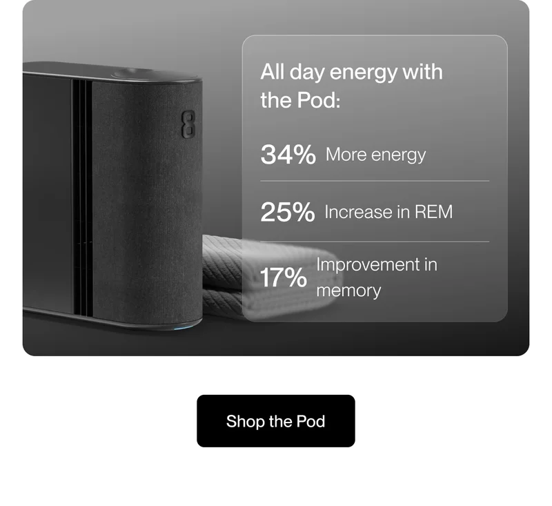 All day energy with the Pod: SHOP THE POD