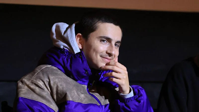 NEW YORK, NEW YORK - DECEMBER 15: Timothée Chalamet attends the %22Marty Supreme%22 BAFTA screening at AMC Lincoln Square Theater on December 15, 2025 in New York City. (Photo by Dia Dipasupil/Getty Images)