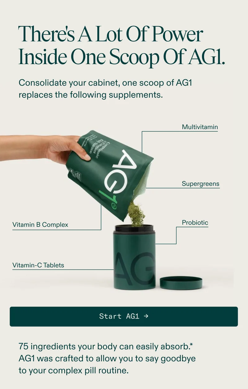 A scoop of power in AG1