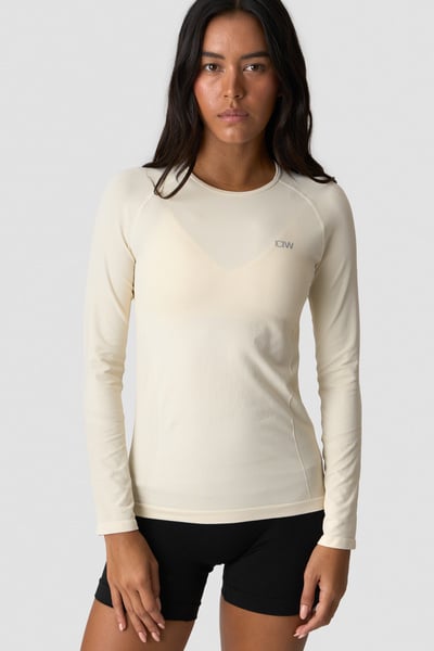 Image of Define Seamless Long Sleeve Cream