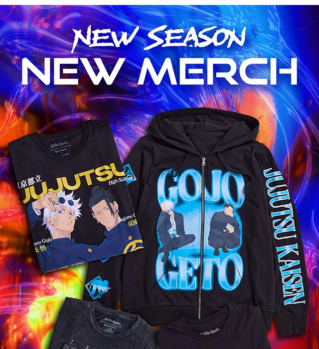 New Season, New Merch. Shop Anime