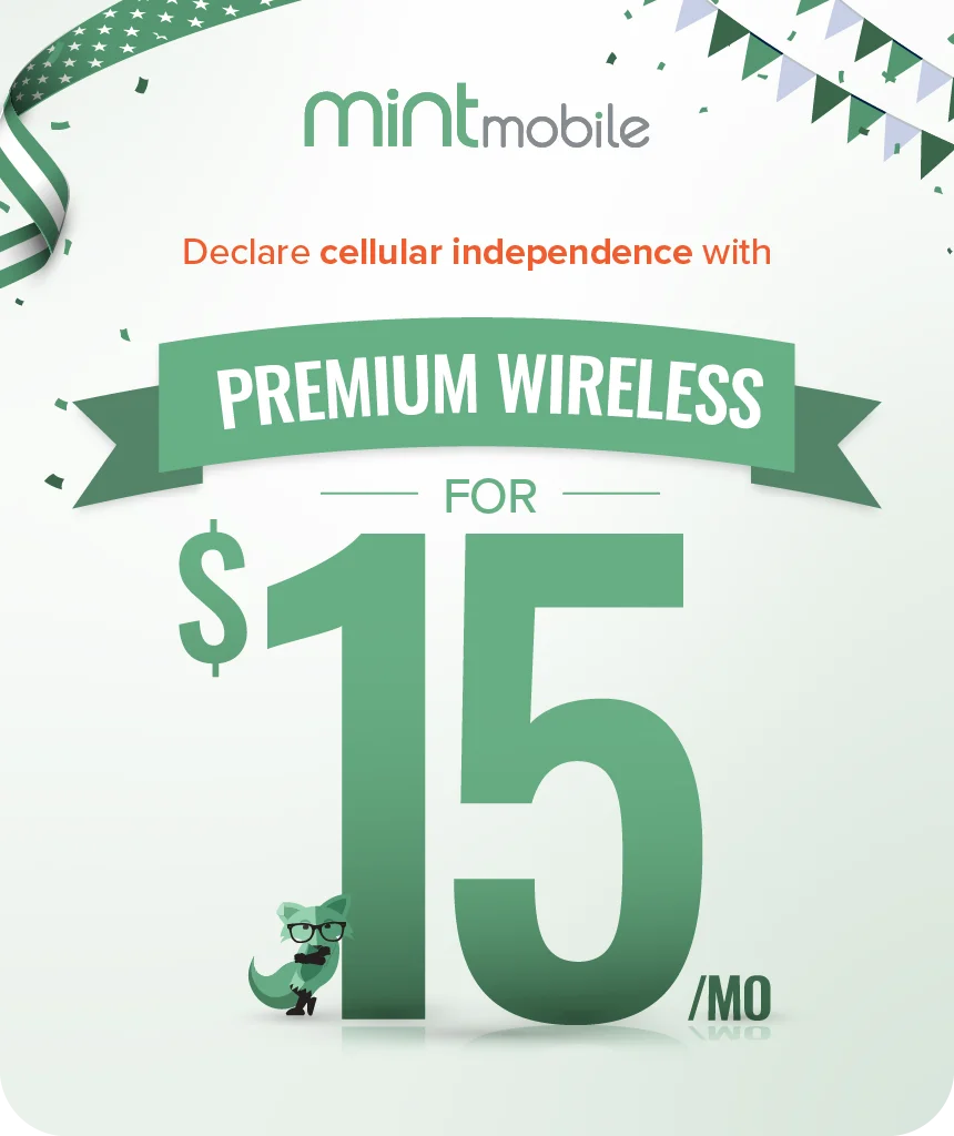 Declare cellular independence with Premium Wireless for $15/mo