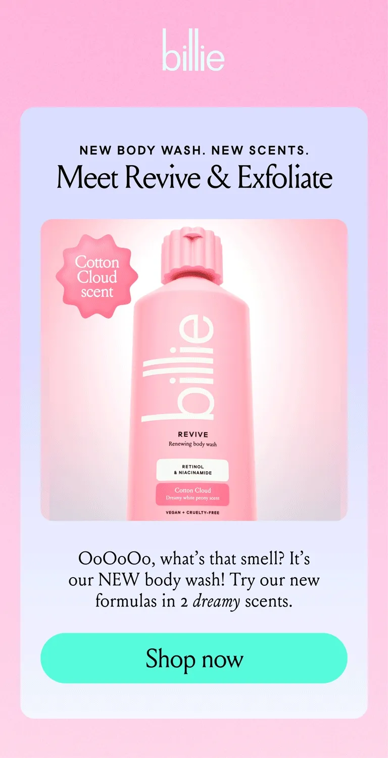 New body wash in new scents