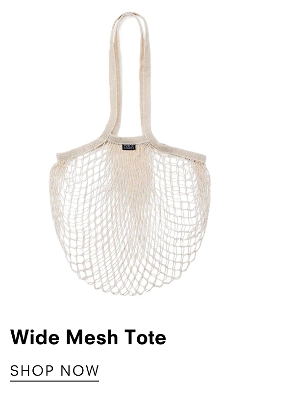 Wide Mesh Tote