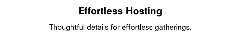 Effortless Hosting