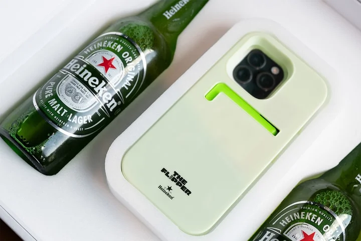 🍻 Unboxing: Heineken®'s Amusing New Phone Case Quite Literally Flips Your Phone Over When You’re Out Socializing