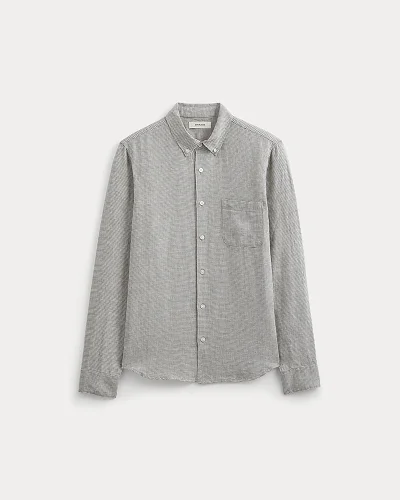 Image | The Classic Shirt in Linen | Agave Green