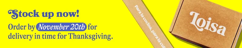 Stock up now! Order by November 20th for delivery in time for Thanksgiving.