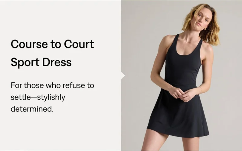 Course to Court Sport Dress