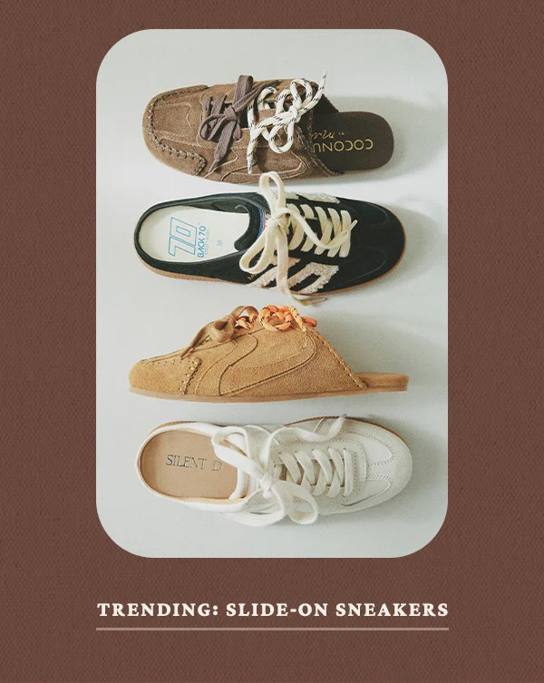 Trending: Slide On Sneakers