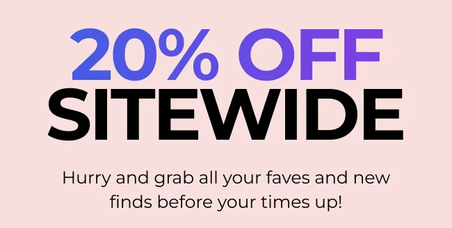 20% OFF Sitewide