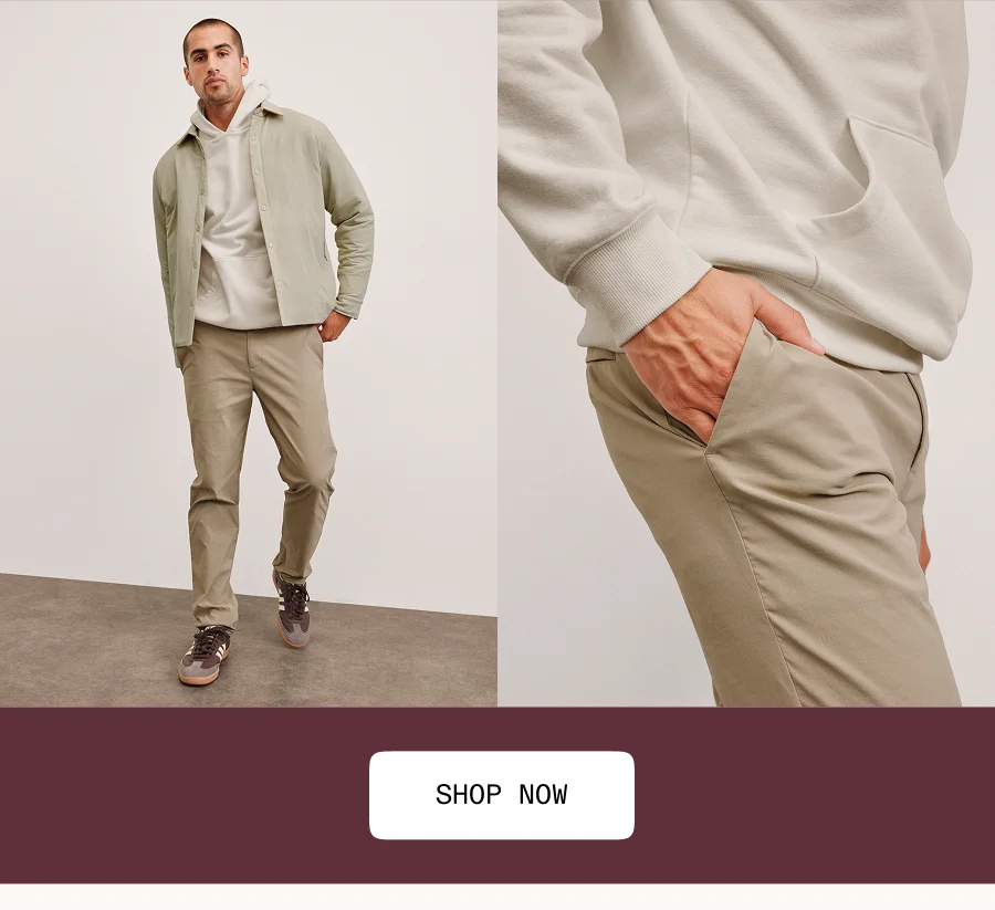 Element Men's Chino Trouser 30" in Tan