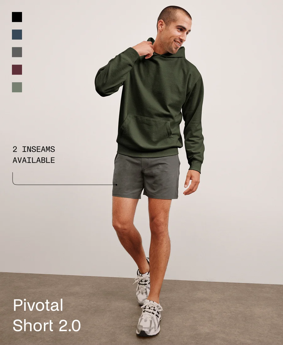 Pivotal 2.0 Men's Lined Short 7" in Graphite