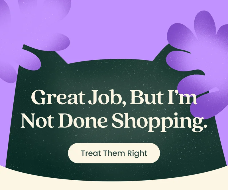 Great Job, But I'm Not Done Shopping.