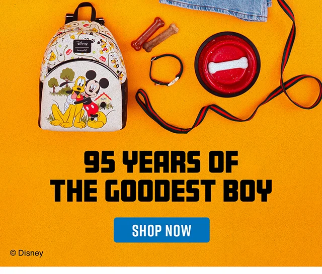 Disney Pluto 95. 95 Years of the Goodest Boy. Shop Now