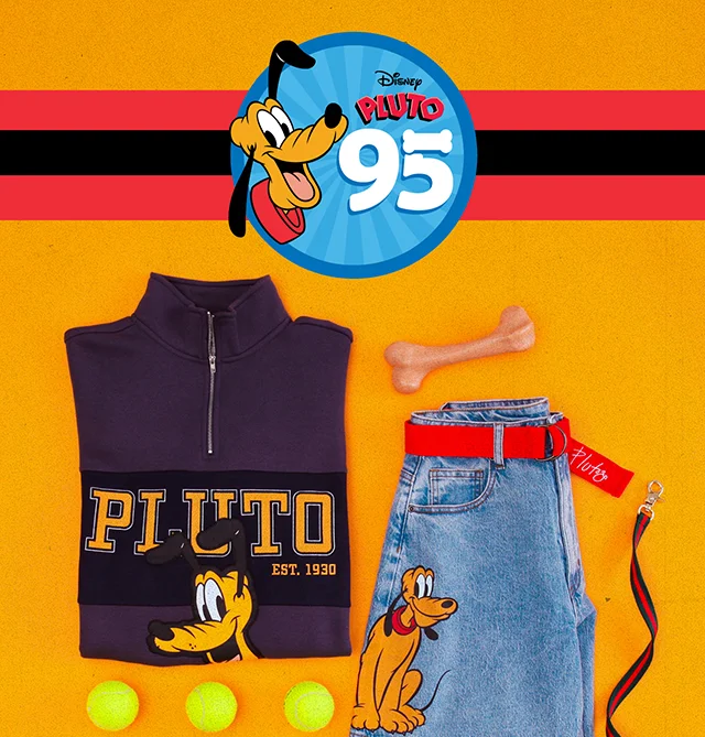 Disney Pluto 95. 95 Years of the Goodest Boy. Shop Now