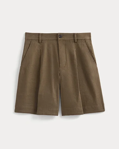 Image | Tailored A-Line Short | Beech