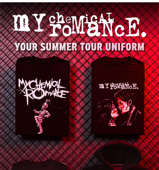 My Chemical Romance. Your Summer Tour Uniform. Shop Now