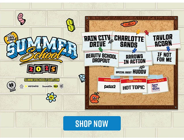 Summer School Tour 2025. Shop Now