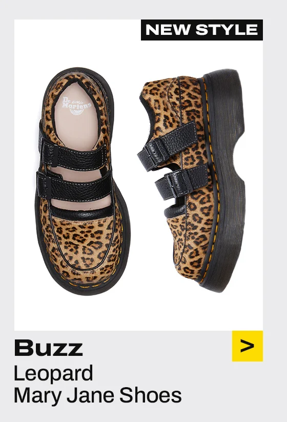 Buzz leopard mary jane shoes