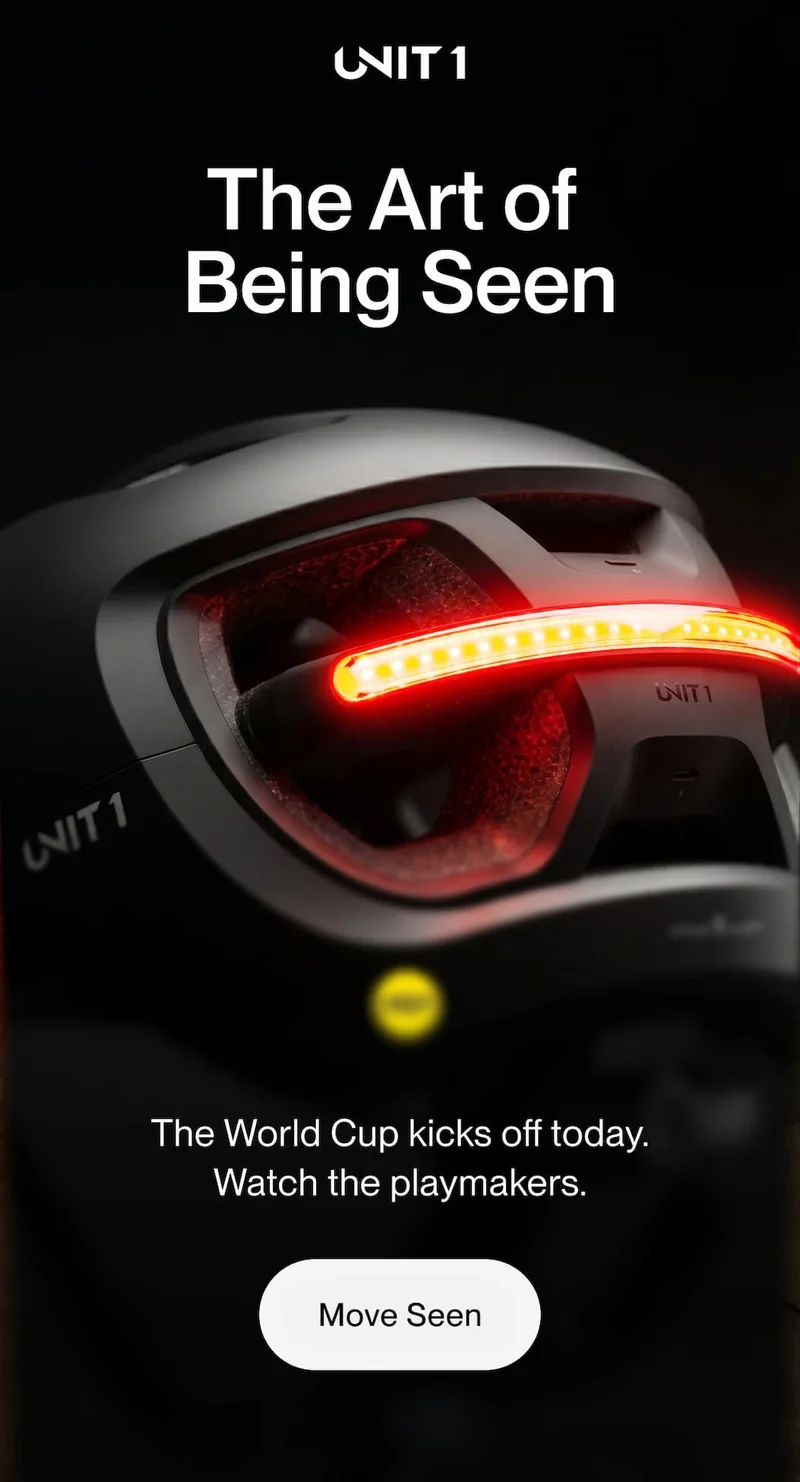 The Art of Being Seen. The World Cup kicks off today. Watch the playmakers.