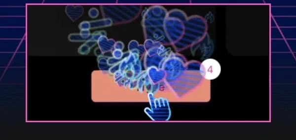 Hype button gif