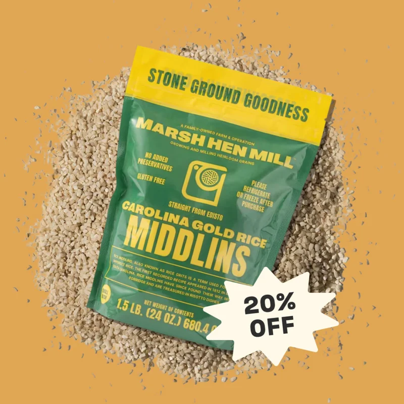 Marsh Hen Mill's Carolina Gold Rice Middlins