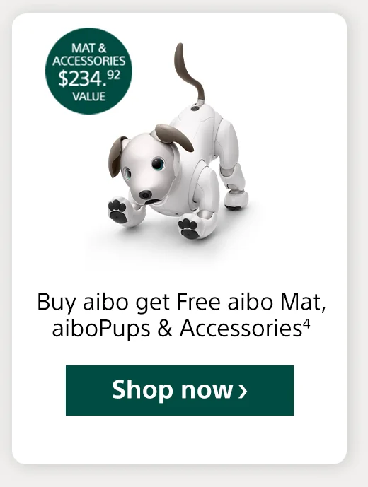 Mat & accessories Buy aibo get Free aibo Mat, aiboPups & Accessories4 Shop now
