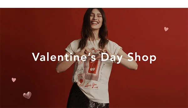 the Valentine's Day shop