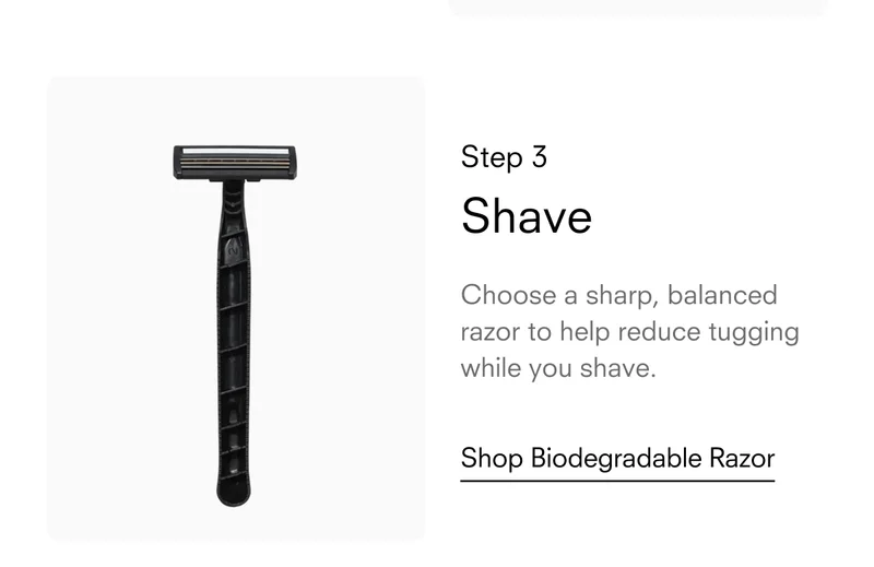 Step 3 Shave