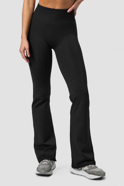 Image of Define Seamless Flared Tights Black