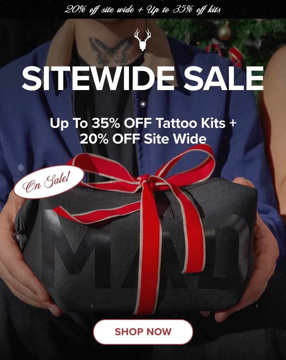 SITEWIDE SALE Up To 35% OFF Tattoo Kits + 20% OFF Site Wide