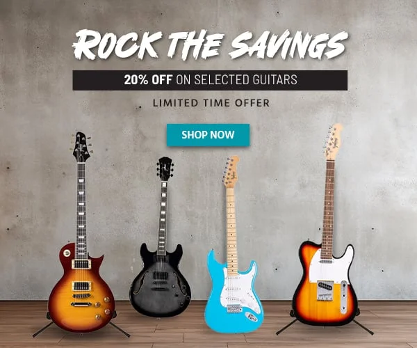 Rock The Savings! 20% Off On Selected Electric Guitars. Limited Time Offer. Shop Now.
