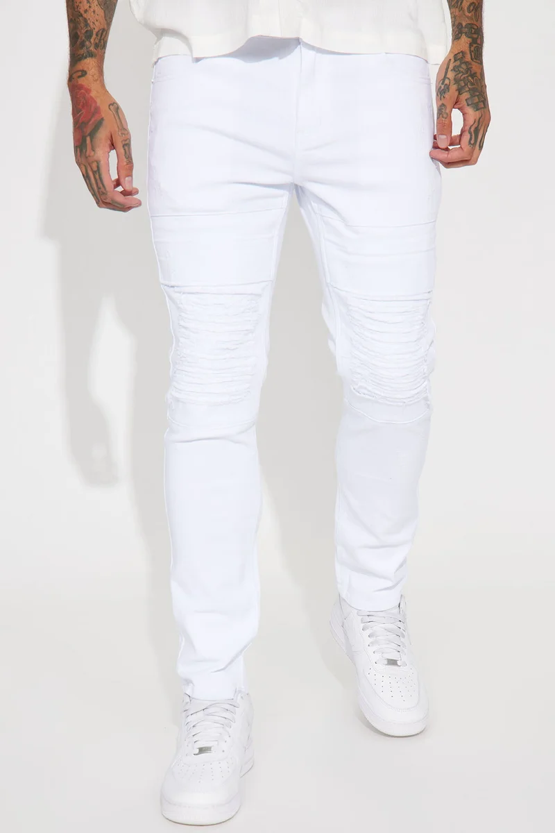 Image of Reel It In Skinny Jean - White