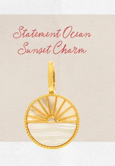Statement Ocean Sunset Charm