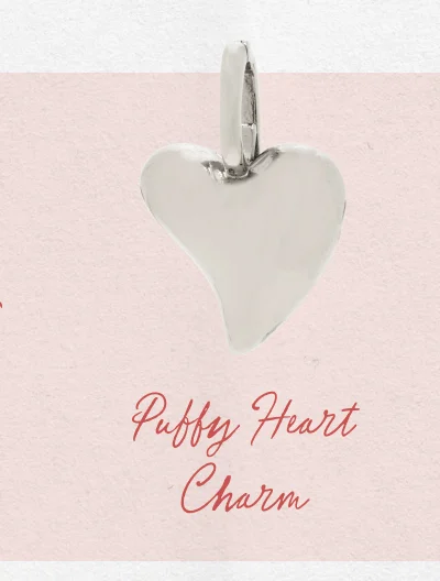 Puffy Heart Charm