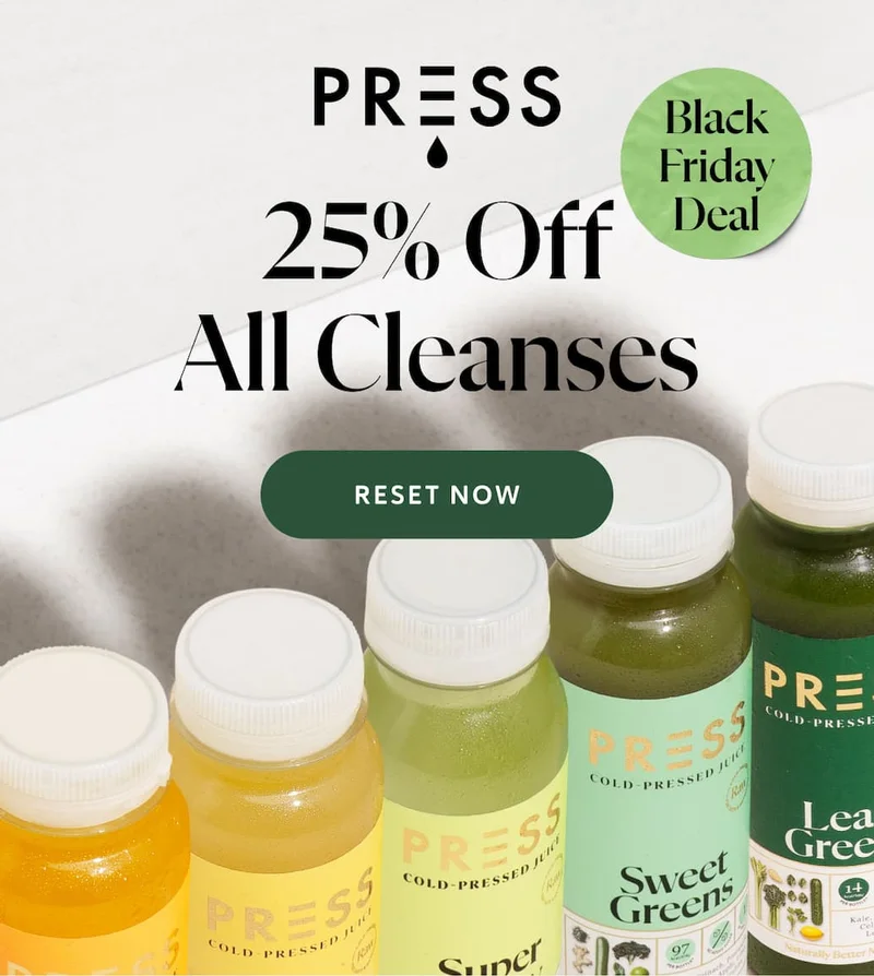 25% Off All Cleanses