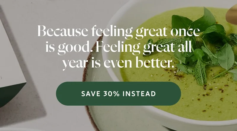 Because feeling great once is good. Feeling great all year is even better.
