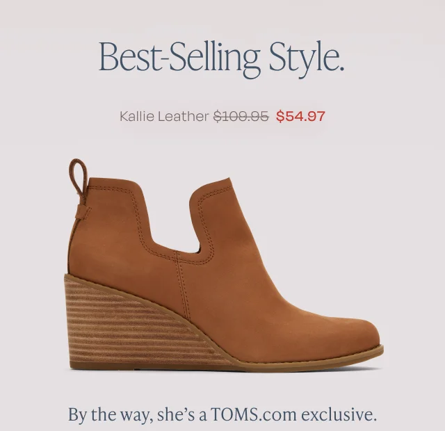 Best-selling kallie leather