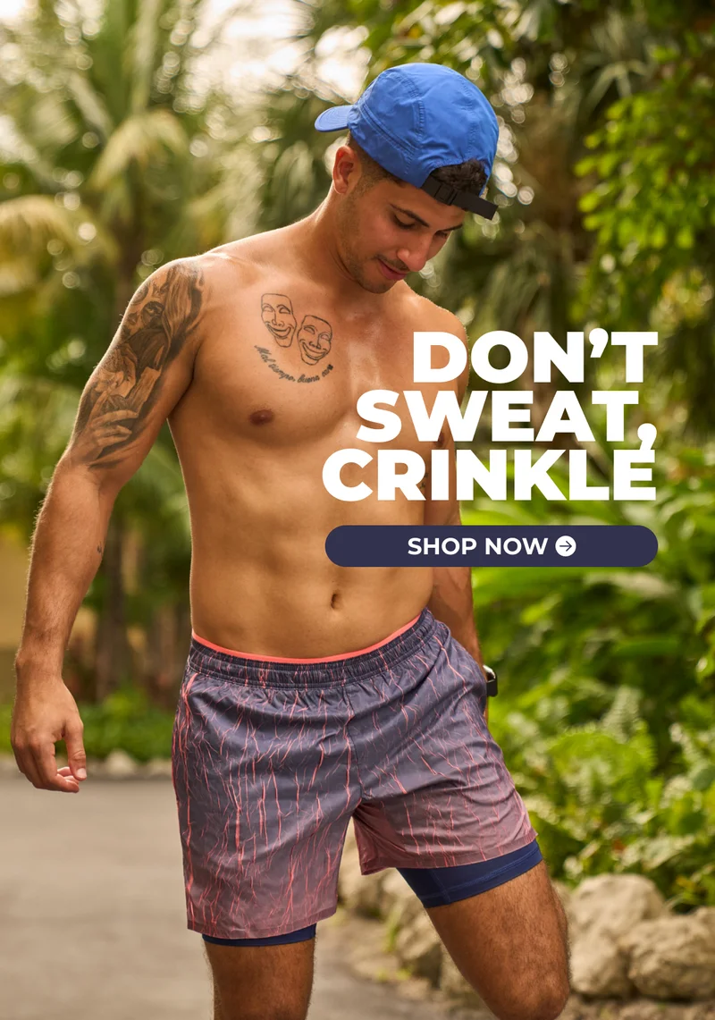 DON'T SWEAT, CRINKLE: Shop New Ultimate Training Shorts