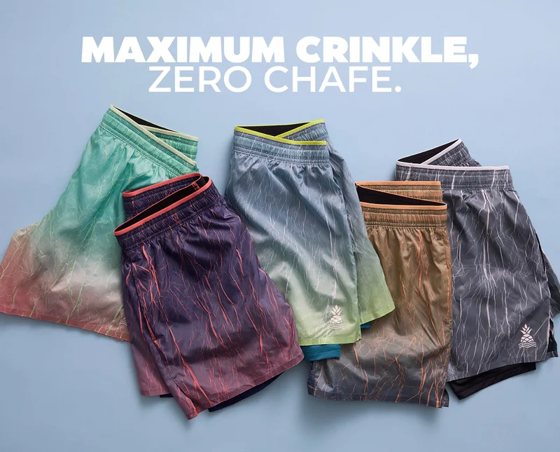 MAXIMUM CRINKLE, ZERO CHAFE.
