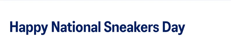 National Sneaker Day