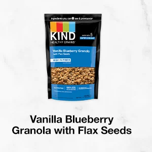 Vanilla Blueberry Granola with Flax Seeds KIND Healthy Grains® Granola