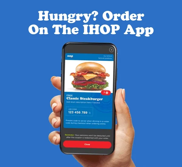 Hungry? Order On The IHOP App