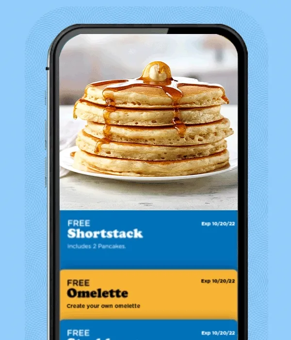 Manage Rewards on The IHOP App