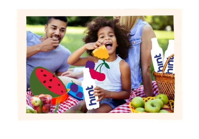 Child and adults enjoying Hint