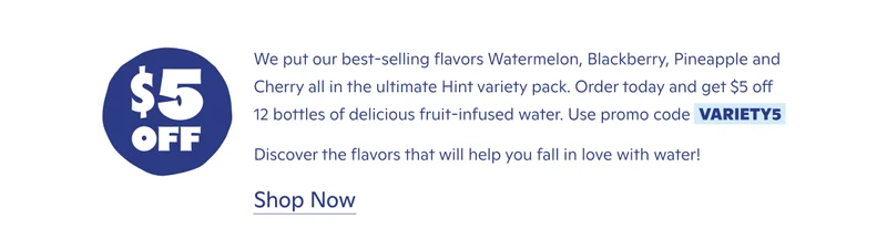 Discover the flavors that will help you fall in love with water!